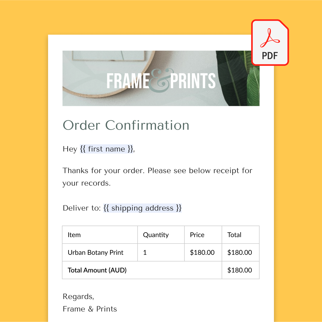 Automated invoices and quotes created with Paperform